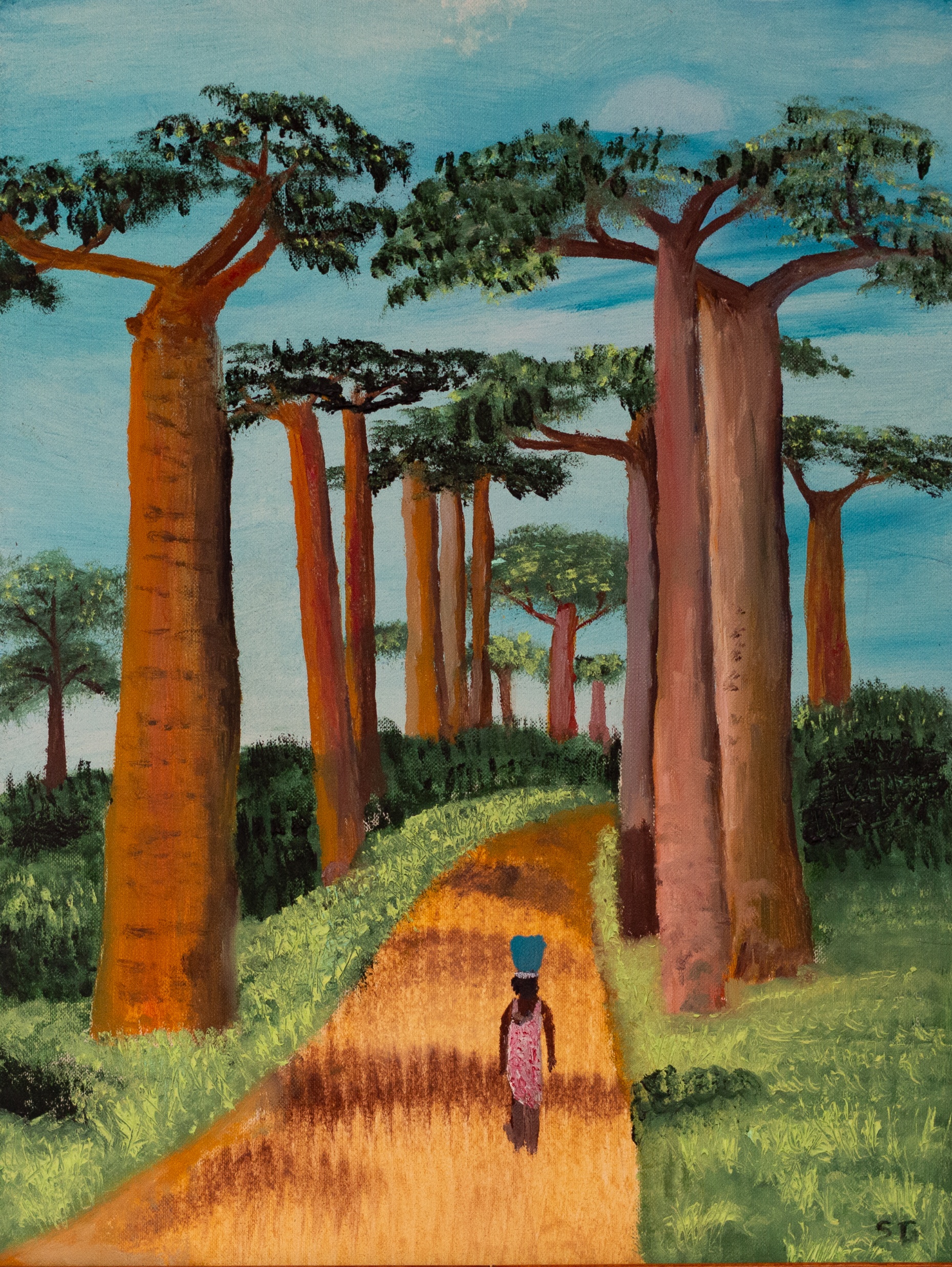 Allée des baobabs