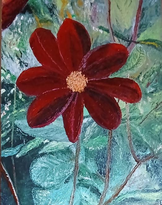 Couleur satin — Le dahlia
