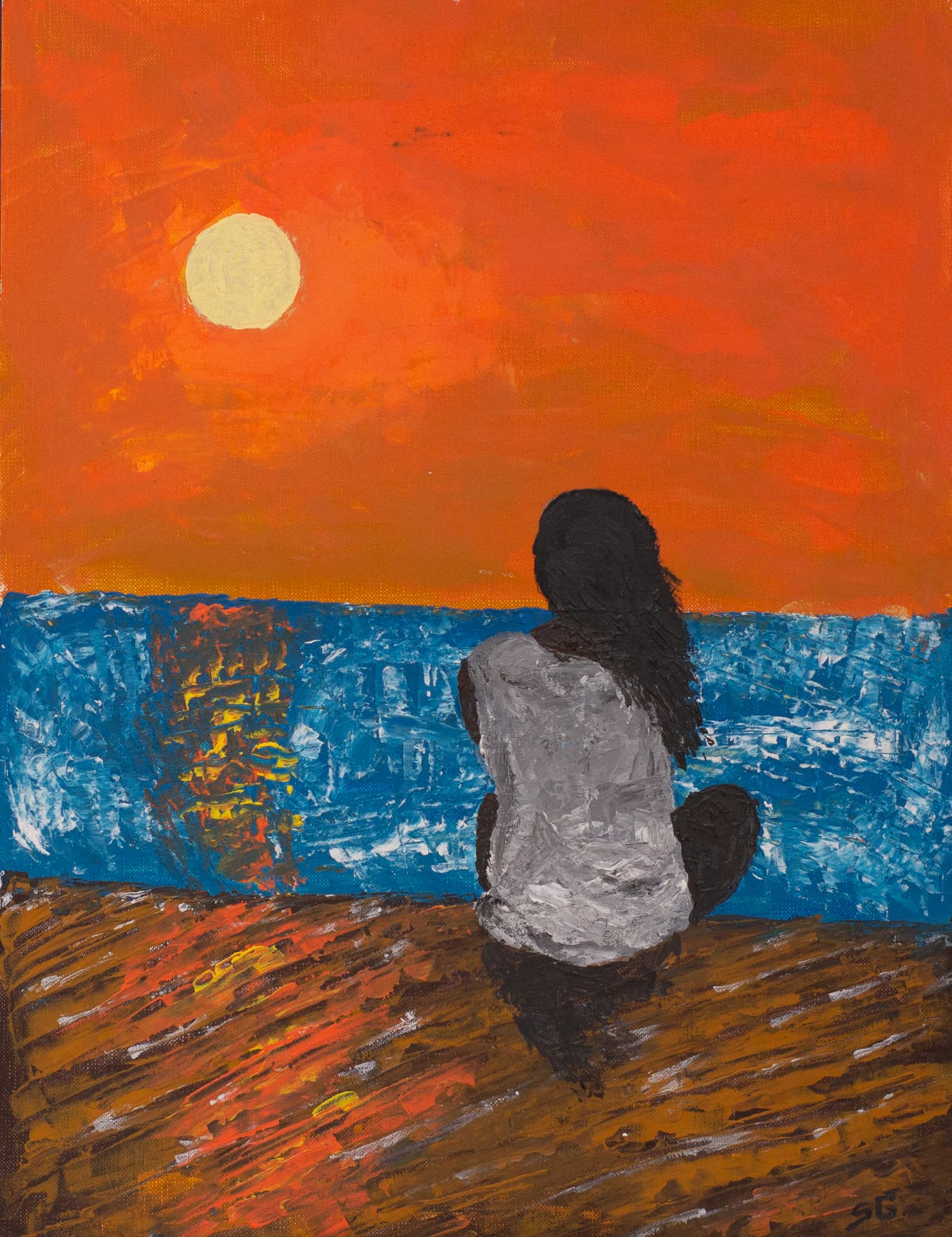 La réflexion d'un soir
